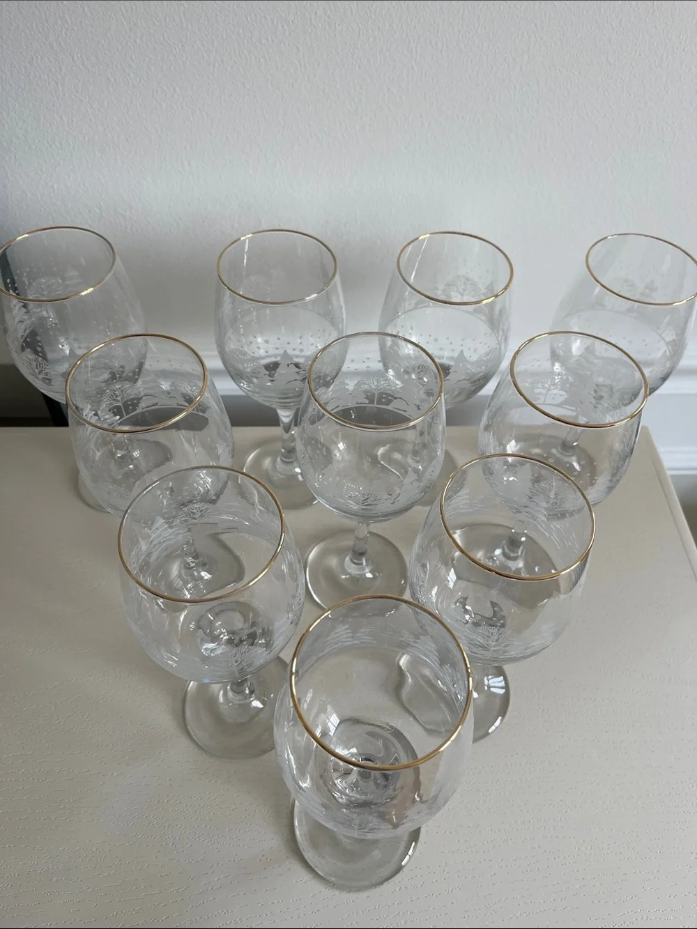 Libbey vintage wine